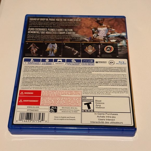 Apex Legends Lifeline Edition Sony PS4 Sony Playstation 4 Complete in Box - Picture 2 of 3